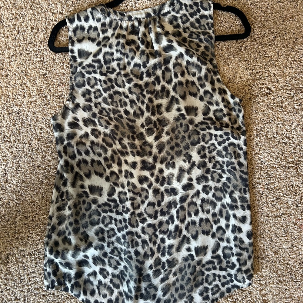 Leopard Print Sleeveless Top